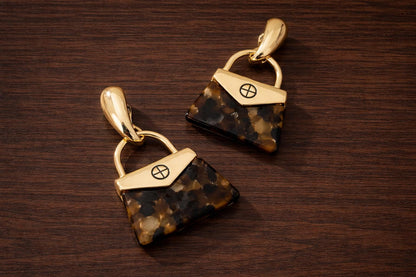 Maillard Cross Earrings, Gold Minimalist Drop Earrings, Elegant Geometric Jewelry Gift for Women