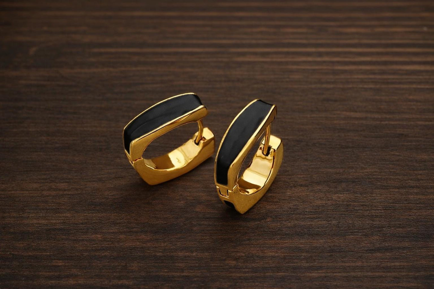 Minimalist Geometric Hoop Earrings for Women, Chic Everyday Luxury Earrings