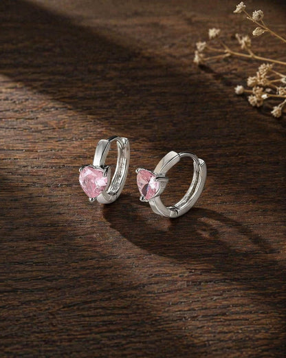Gold Plated Heart Stud Earrings: Dainty Love Jewelry for Women, Mom, Valentine's Day